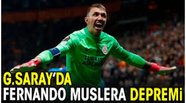 Galatasaray'da Muslera depremi