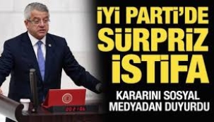 İstanbul Milletvekili Ersagun Yücel İYİ Parti'den istifa ettiğini açıkladı. 
