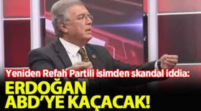 YRP'li Doğan Aydal'dan 'Erdoğan, Amerika'ya kaçacak' iddiası