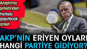 AKP'nin oyları hangi partiye gidiyor?