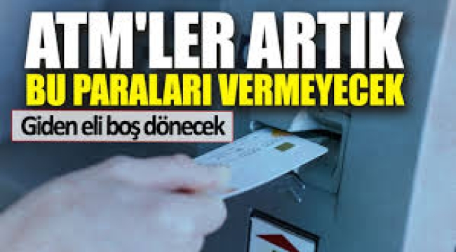 Bankalar 5, 10, 20 ve 50 TL banknotları ATM'lere koymamaya başladı