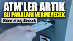 Bankalar 5, 10, 20 ve 50 TL banknotları ATM'lere koymamaya başladı