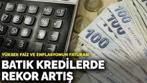 Batık kredilerde rekor artış