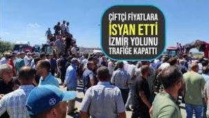 Çiftçiler fiyatlara isyan etti, traktörleriyle Bursa-İzmir yolunu trafiğe kapattı
