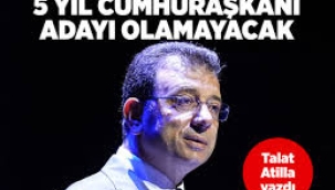 Ekrem İmamoğlu 5 yıl Cumhurbaşkanı adayı olamayacak! Bomba kulis