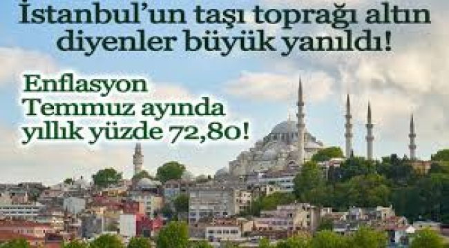 İstanbul'un enflasyonu belli oldu!
