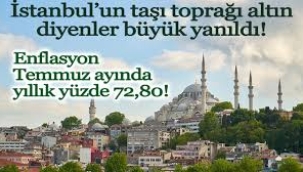 İstanbul'un enflasyonu belli oldu!