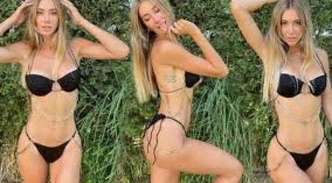 Öyle kareler paylaştı ki... Şeyma Subaşı'nın tanga bikinili pozları