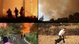 Türkiye alevlerle mücadele ediyor: Yerleşim yerleri tehdit altında!