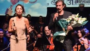 Altın Koza'da Demet Akbağ ve Uğur Polat'a 'Onur Ödülü'