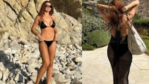 Burcu Özberk bikini sezonuna veda etmek istemiyor: Yeni pozları olay