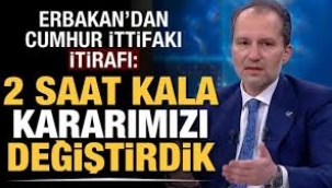 Fatih Erbakan'dan Cumhur İttifakı'na: Yanlışlardan dönülmesi için zeytin dalı uzattık