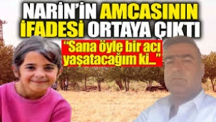 Narin'in amcasının mahkemedeki ifadesinin tam metni ortaya çıktı