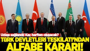 Ortak Türk alfabesi için anlaşma sağlandı: 5 harf dahil edildi