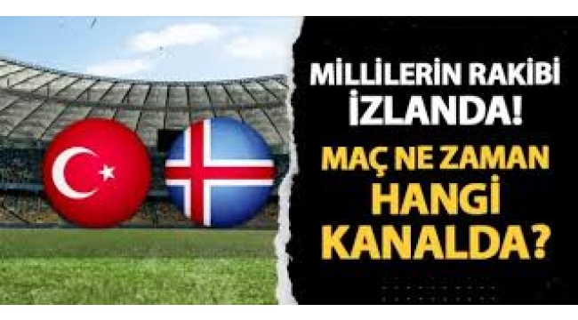Türkiye'nin rakibi İzlanda!
