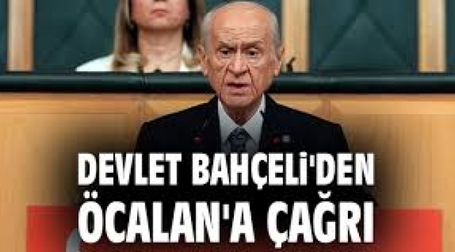 Bahçeli: Teröristbaşı Meclis'e gelsin DEM grubunda silah bırakıldığını ilan etsin
