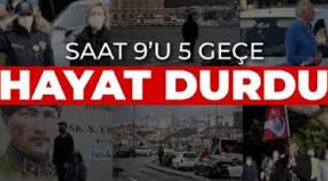 9'u 5 geçe hayat durdu
