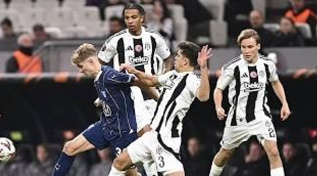 Beşiktaş,Malmö'yü 2-1 mağlup etti.