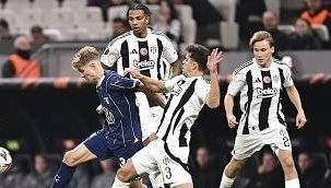  Beşiktaş,Malmö'yü 2-1 mağlup etti.