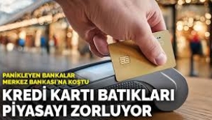 Kredi kartı batıkları piyasayı zorluyor