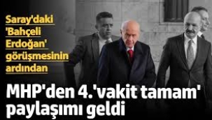 MHP'den Dördüncü 'Vakit Tamam' Paylaşımı!