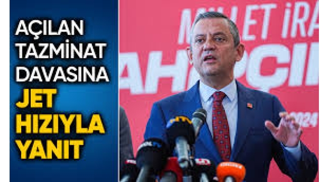 Özel'den Erdoğan'a dava yanıtı. Özel ve İmamoğlu'na dava açmıştı