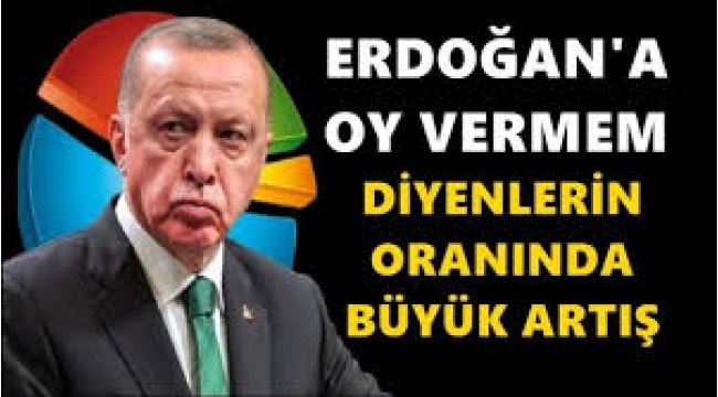 Son ankette Erdoğan'a iki şok birden