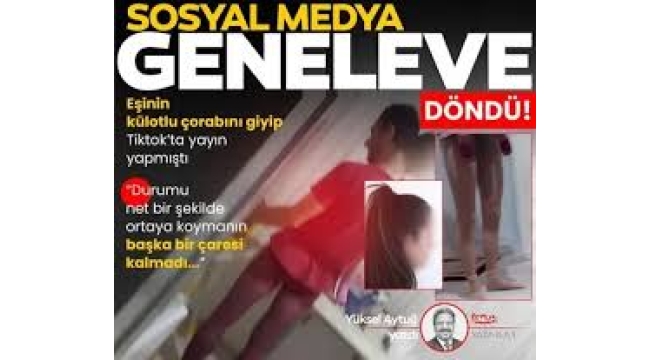 Sosyal medya geneleve döndü