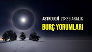 23 – 29 Aralık 2024 haftalık burç yorumları