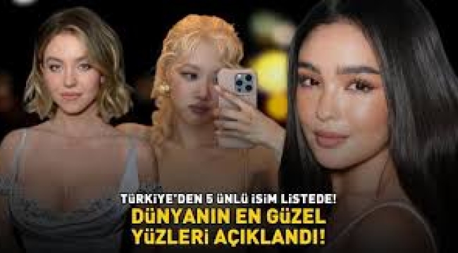 Dünyanın en güzel yüze sahip kadınları açıklandı!