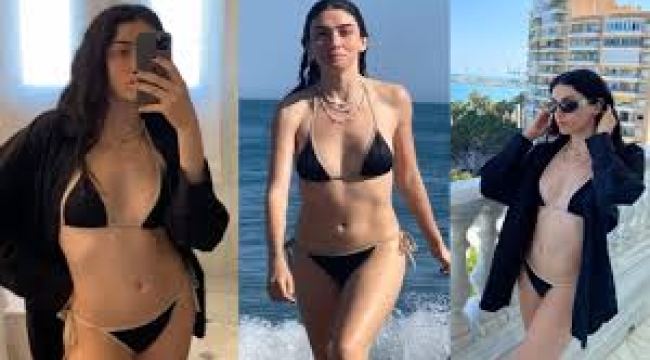 İnci Taneleri'nin Dilber'i Hazar Ergüçlü cesur pozlarını paylaştı!