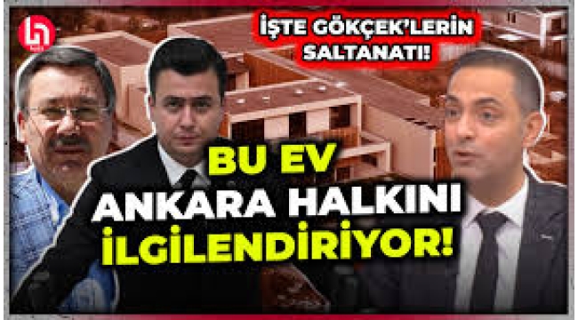 Osman Gökçek'in "kalesi" görüntülendi