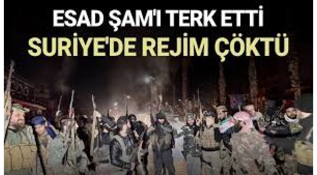 Suriye'de yeni dönem: Esad rejimi düştü