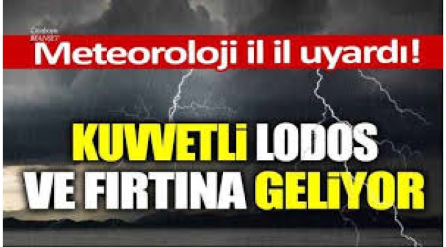 Türkiye'de bugün hava durumu: Yağmur, kar ve kuvvetli lodos uyarısı