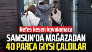 3 kız çocuğu 40 parça kıyafet çaldı