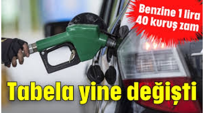Akaryakıtta tabela yine değişti: Benzin ve motorine zam!