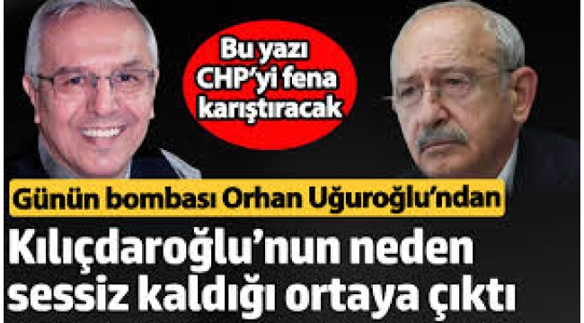 Bu yazı CHP'yi fena karıştıracak