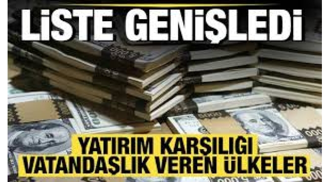 Dünyada yatırım karşılığı vatandaşlık veren ülkeler! ABD'de dahil oldu