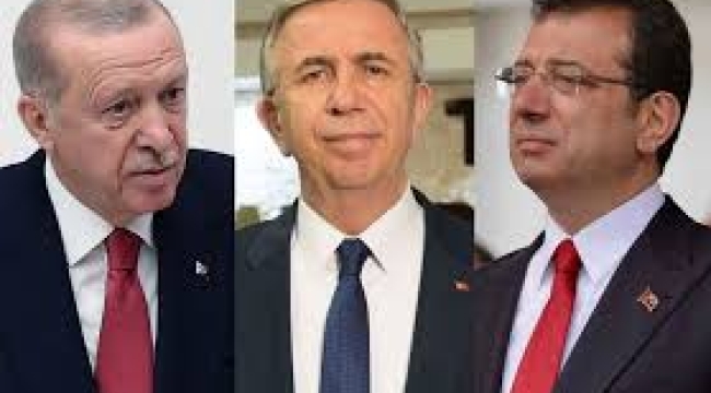 Fatih Altaylı'nın anketi Yavaş, İmamoğlu'nu geçti Erdoğan geride kaldı
