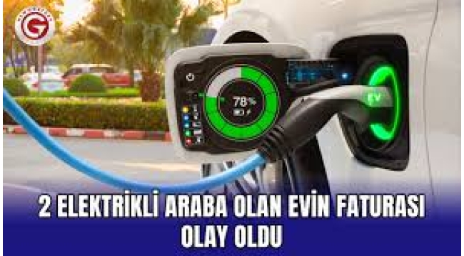 İki elektrikli arabasını evde şarj ediyor! Gelen elektrik faturası şaşırttı
