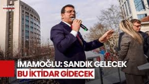 İmamoğlu'ndan belediye operasyonlarına tepki: Sandık gelecek; 1 kişi gidecek, her şey değişecek!