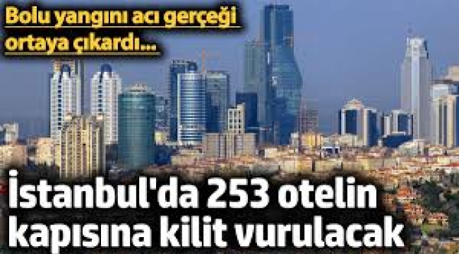 İstanbul'da 253 otel kapatılacak: En çok otel kapatılacak bölge Beyoğlu