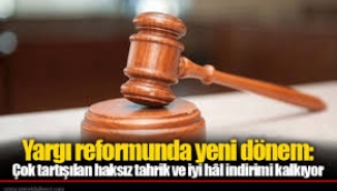 'İyi hâl' ve 'haksız tahrik' indirimi kalkıyor