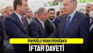 Ekrem İmamoğlu'ndan Cumhurbaşkanı Erdoğan'a iftar daveti