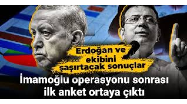 İmamoğlu protestolarının ardından ilk ankette çarpıcı sonuçlar