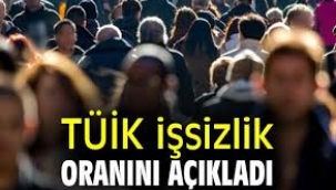 TÜİK işsizlik oranını açıkladı