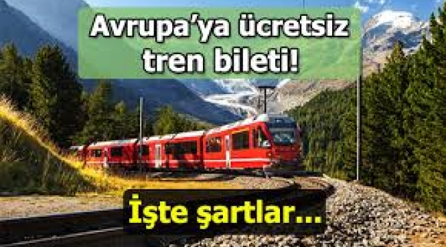 AB'nin Avrupa'yı gezmek için dağıtacağı ücretsiz tren bileti nasıl alınır?