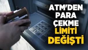 ATM'den günlük para çekme limitleri değişti