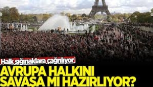 Avrupa'dan savaş provası gibi hazırlık planı