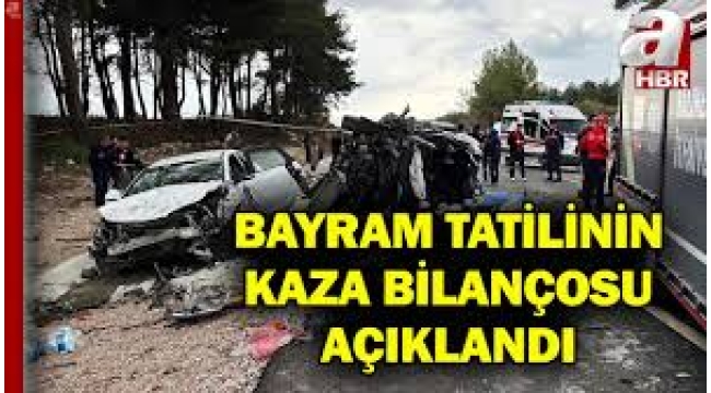 Bayram tatilinin trafik bilançosu: 8 günde 72 kişi hayatını kaybetti